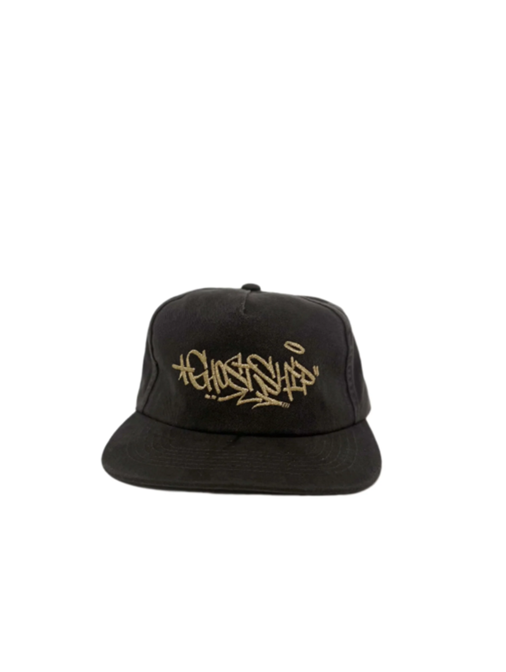 Ghostship Tagger Logo Hat Vintage Black Snapback