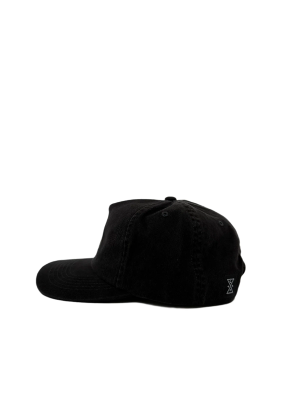 Ghostship Skull Map Hat Vintage Black Snapback