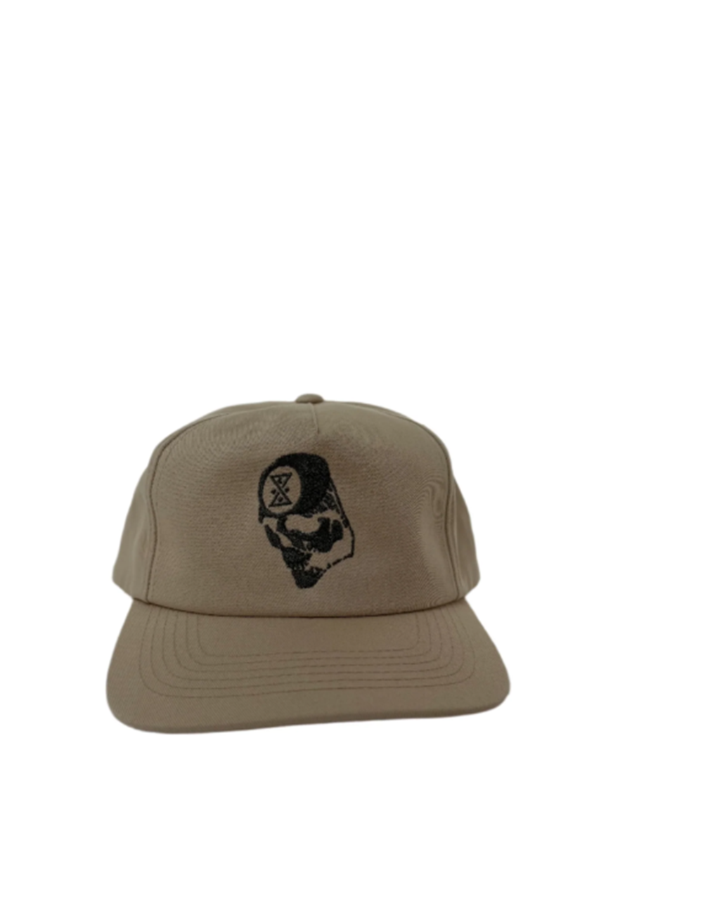 Ghostship Skull Map Hat Ivory Snapback