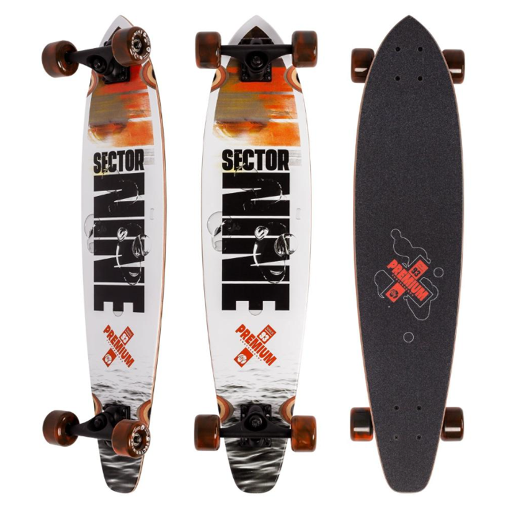 Sector 9 Highline Helix Skateboard Complete White 8x34.5