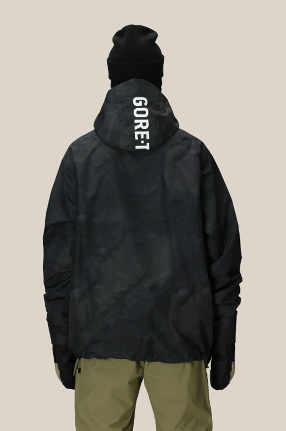 686 Gore Fragment Shell Anorak Mens Black Hemisphere