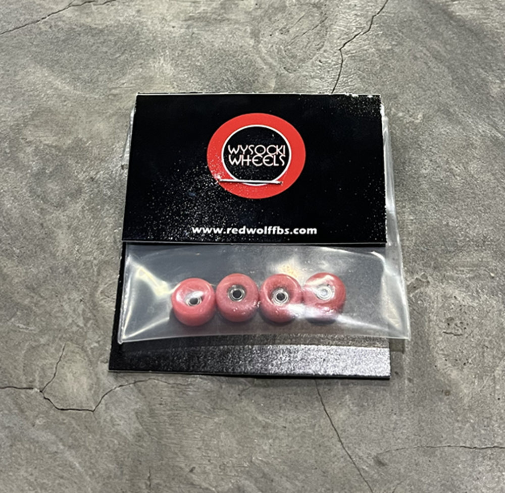 Wysocki Conical Fingerboard Wheels Coral 8.1mm