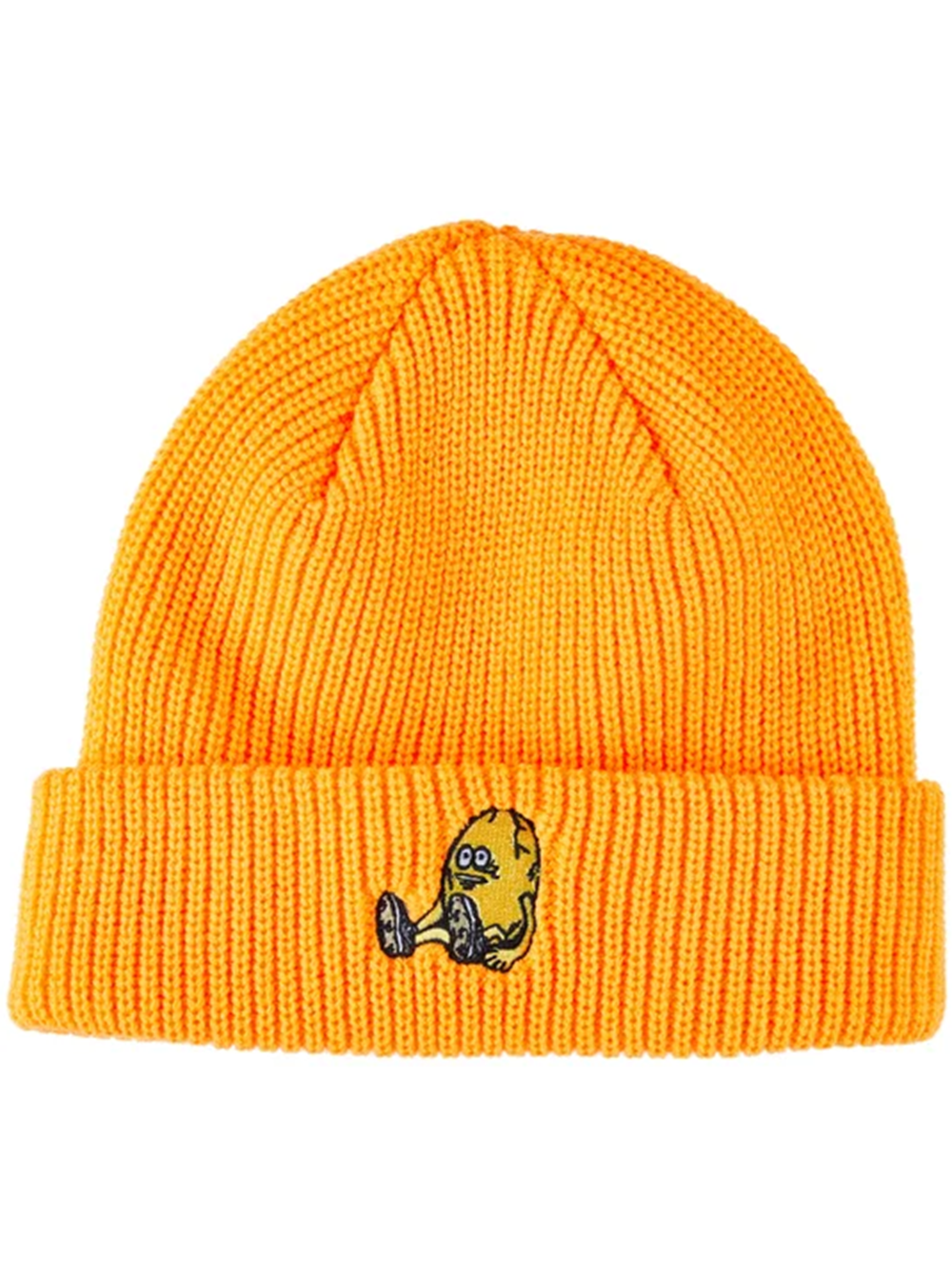 Heroin Egg Cuff Beanie Neon Orange One Size