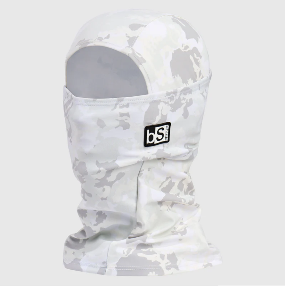 Blackstrap Hood White Camo One Size
