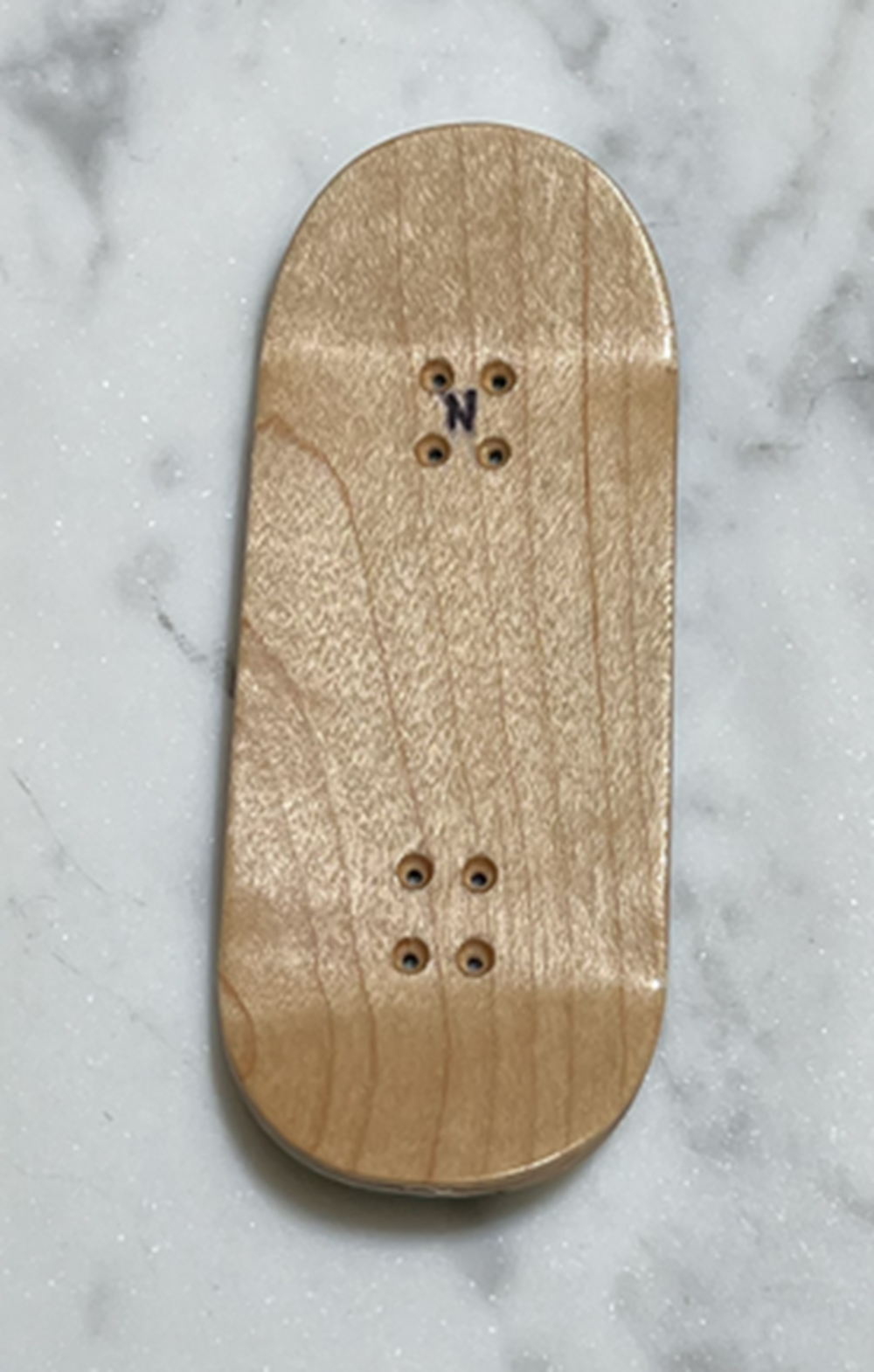 223 Vertical Logo Split Ply Fingerboard Deck Green Brown 38x100 OG Med