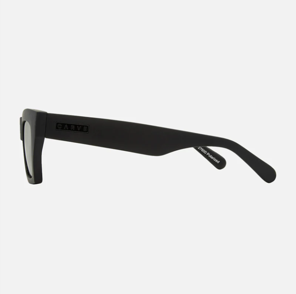 Carve Solis Polarized Injected Sunglasses Black Grey