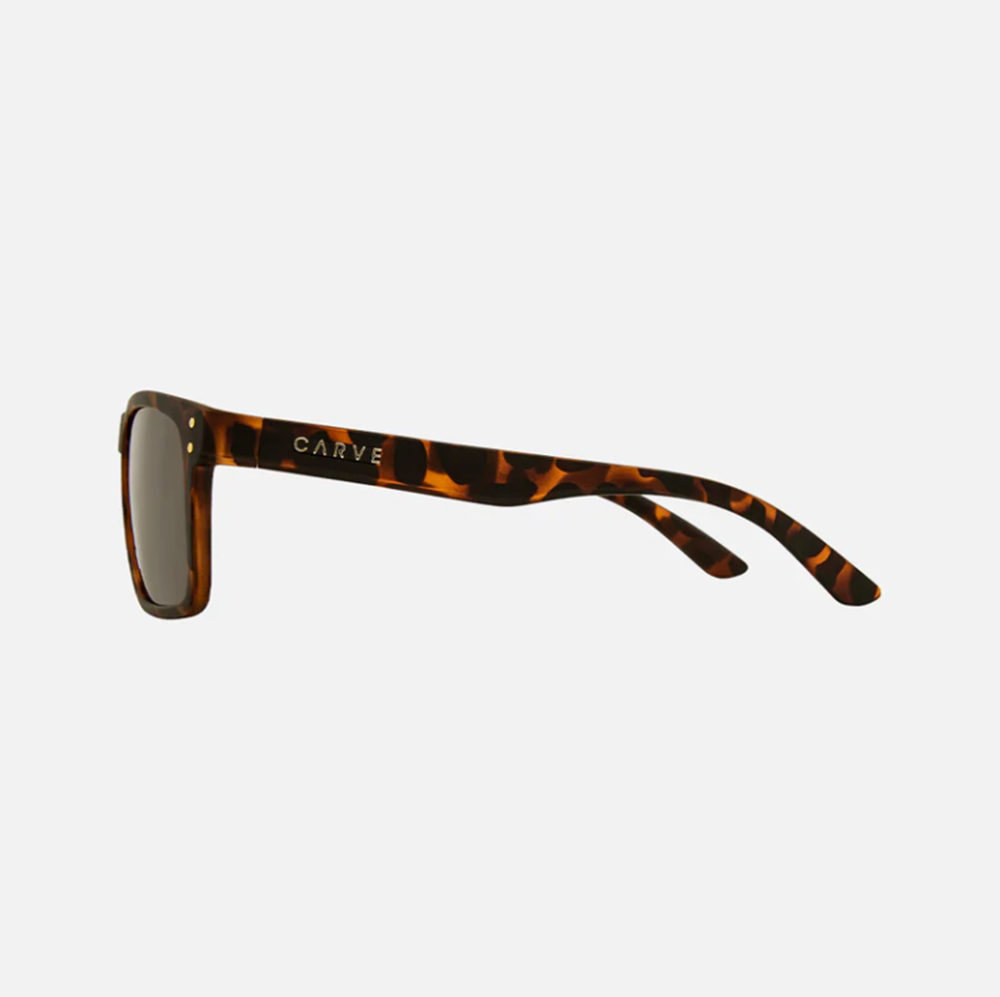 Carve Goblin Polarized Injected Sunglasses Brown Tort Brown Lens