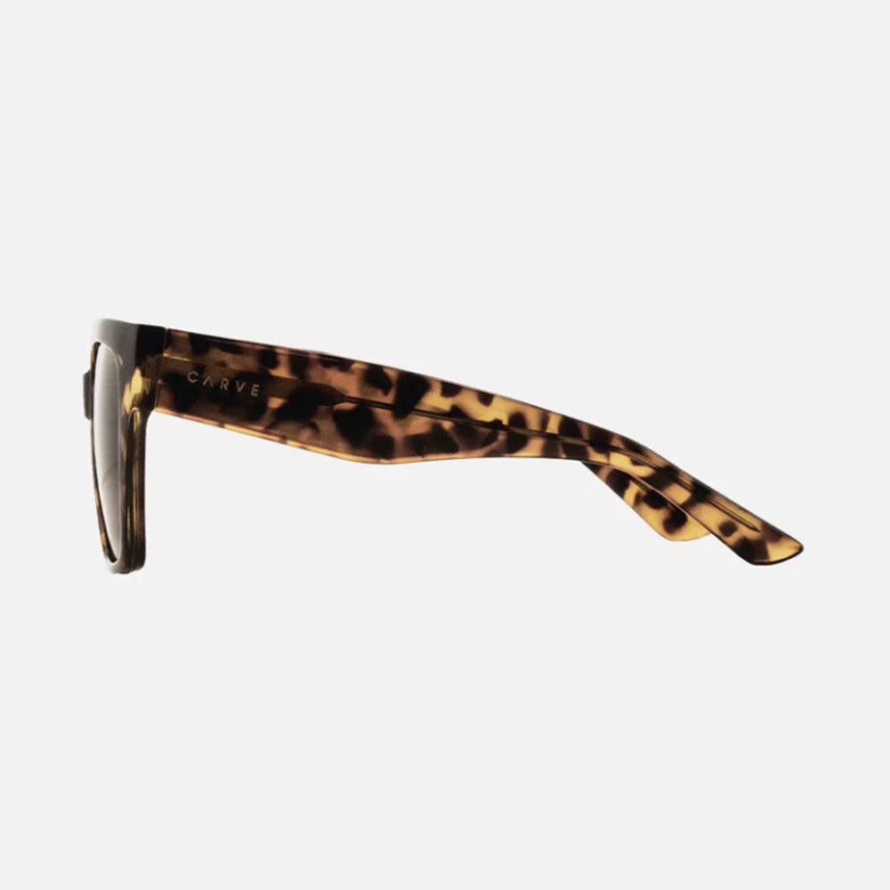 Carve Brooklyn Polarized Injected Sunglasses Brown Tort Brown Lens