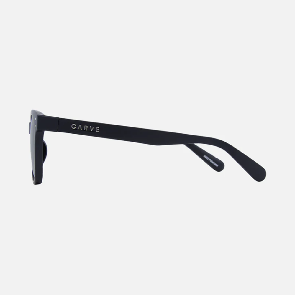 Carve Homeland Polarized Sunglasses Matt Black Grey
