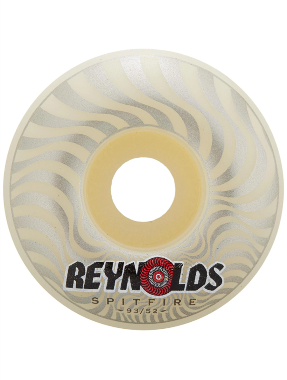 Spitfire Reynolds Soft Sliders F4 Wheels Set White Silver Swirl 53mm 93a