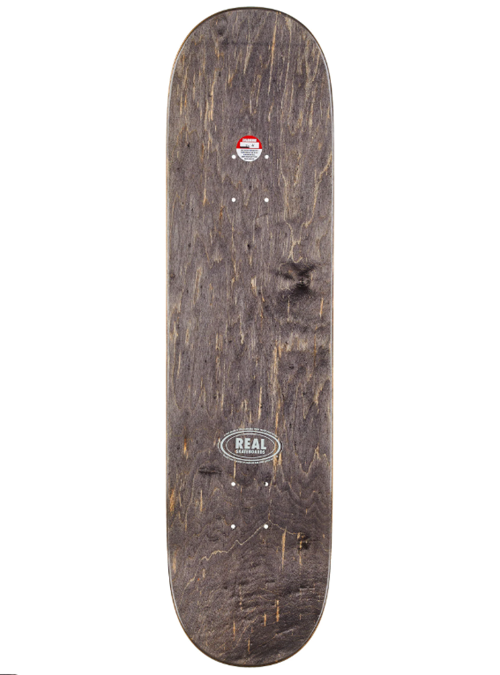 Real EasyRider Oval Logo Skateboard Deck Silver Glitter 8.25 wb14.0