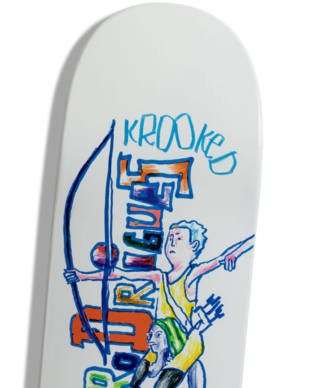 Krooked Rodrigues Guest LTD Deck White 8.25 x 32