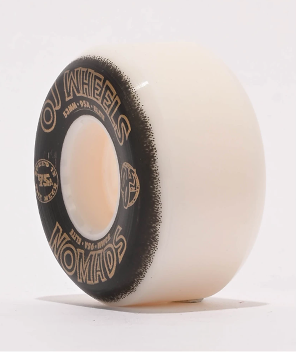 OJ Elite Nomads Wheels Set White Black 53mm/95a