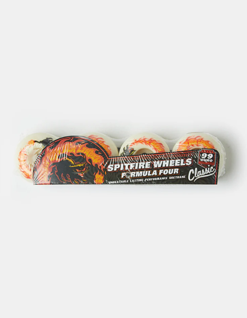 Spitfire Daan Pyrocat F4 Classics Skateboard Wheels White Orange 55/99