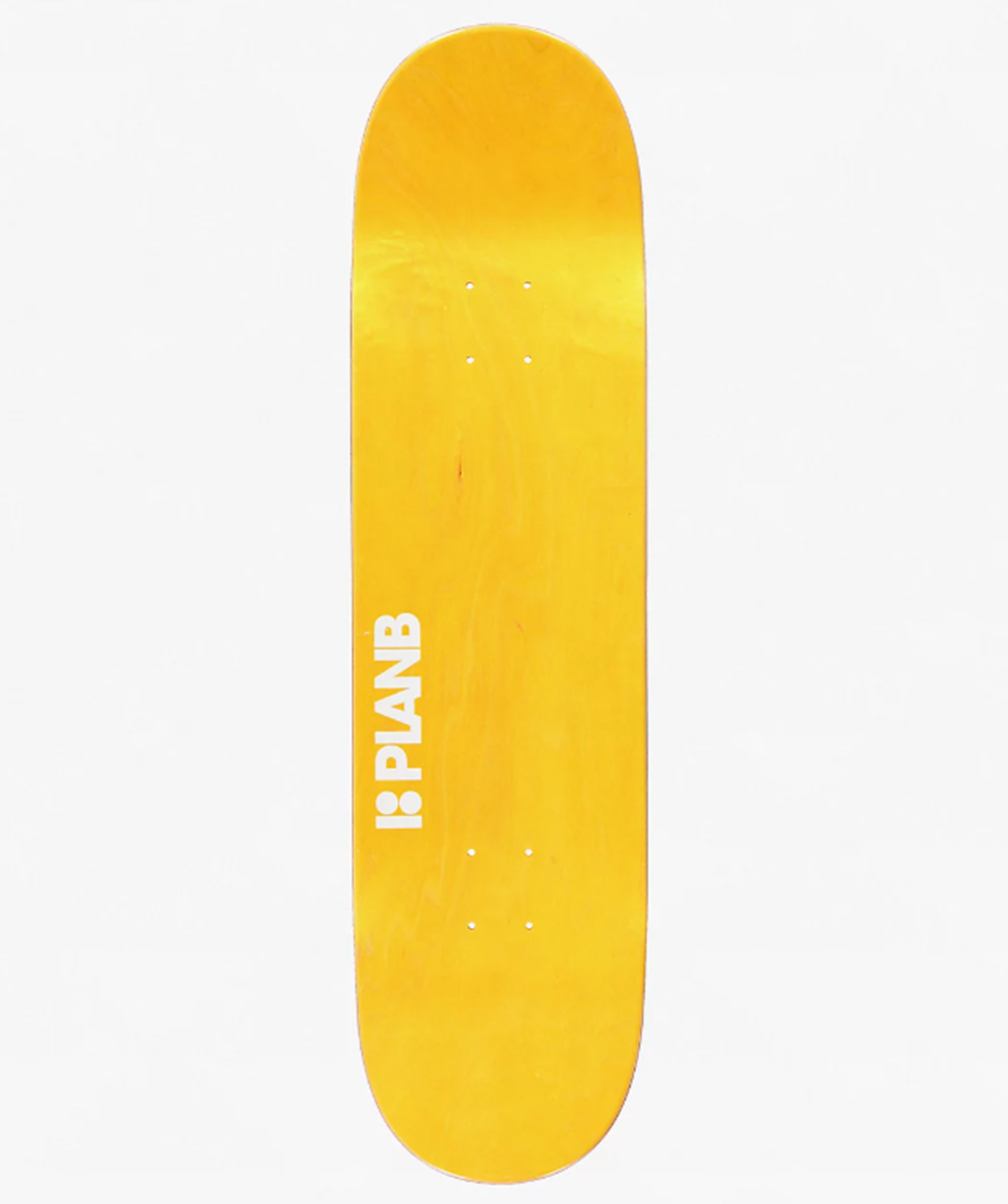 Plan B Joslin Snikt Variant Twin Skateboard Deck Black Embossed 8.37 wb14.25