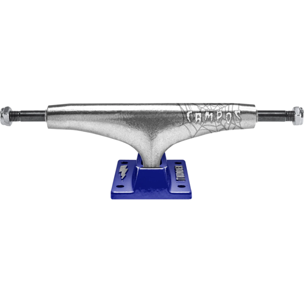 Thunder Campos Menace Inverted Trucks Silver Blue 149