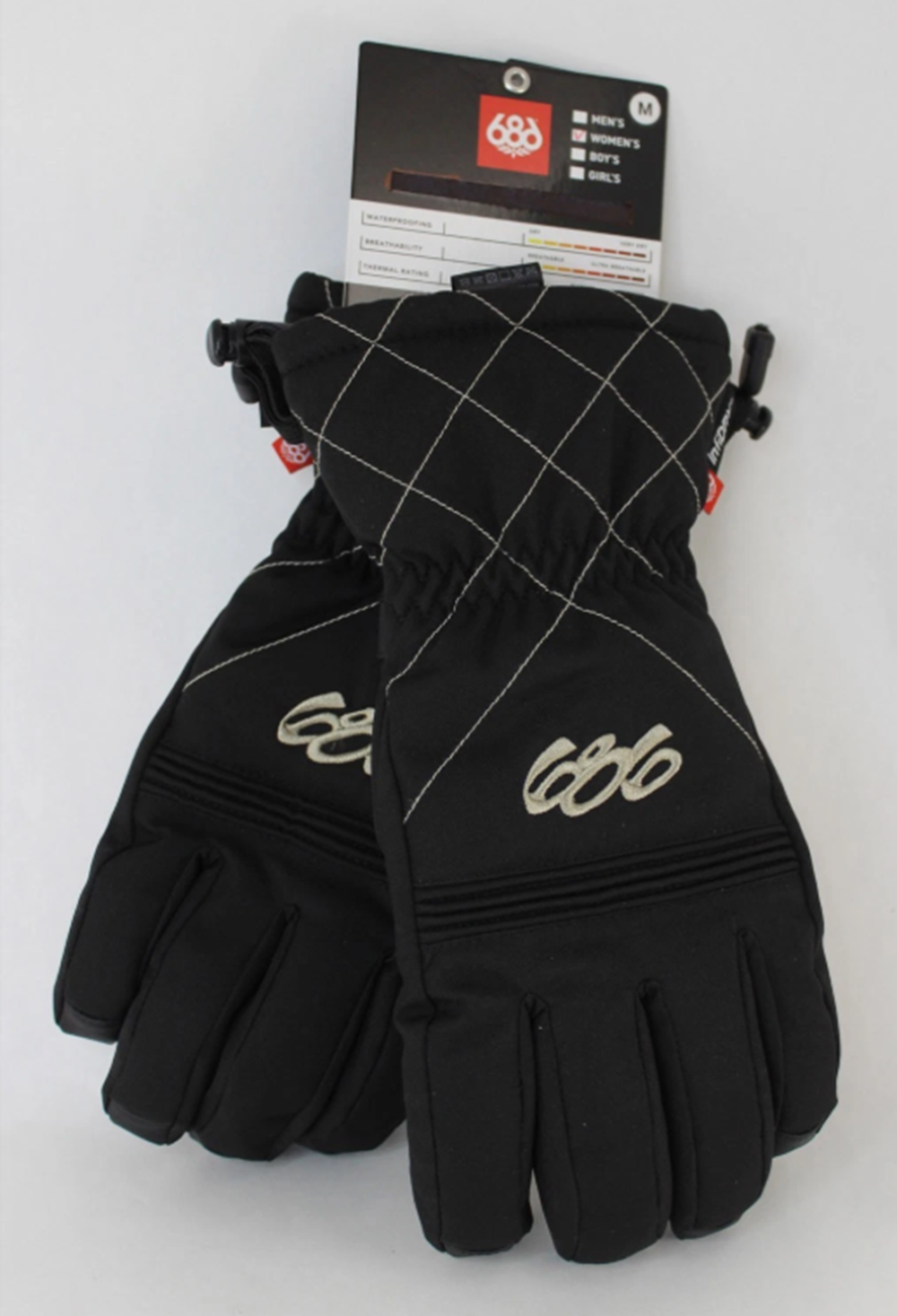 686 Jubilee Gloves Womens Black Medium