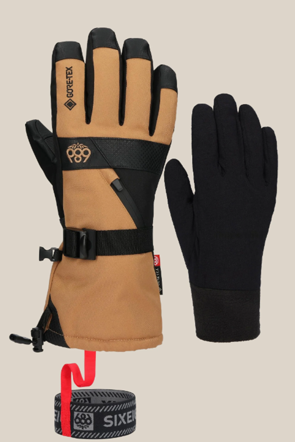 686 Smarty Gauntlet GoreTex Gloves Caramel Medium