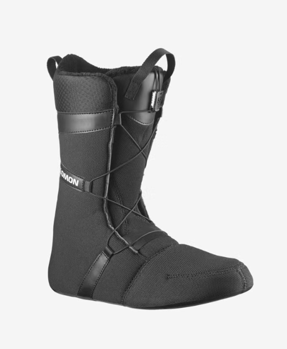Salomon Launch BOA SJ Snowboard Boots 2026 Black White 11.5
