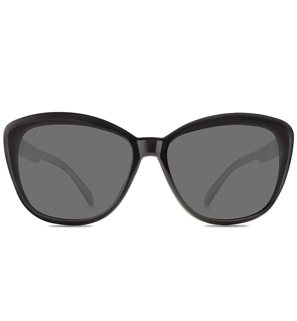 Abaco Kateye Polarized Sunglasses Gloss Black Grey