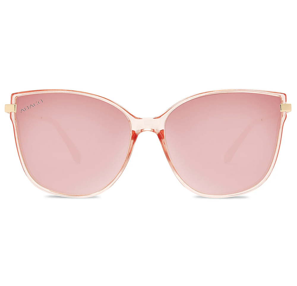 Abaco Ella Polarized Sunglasses Pink Gold Rose Gold