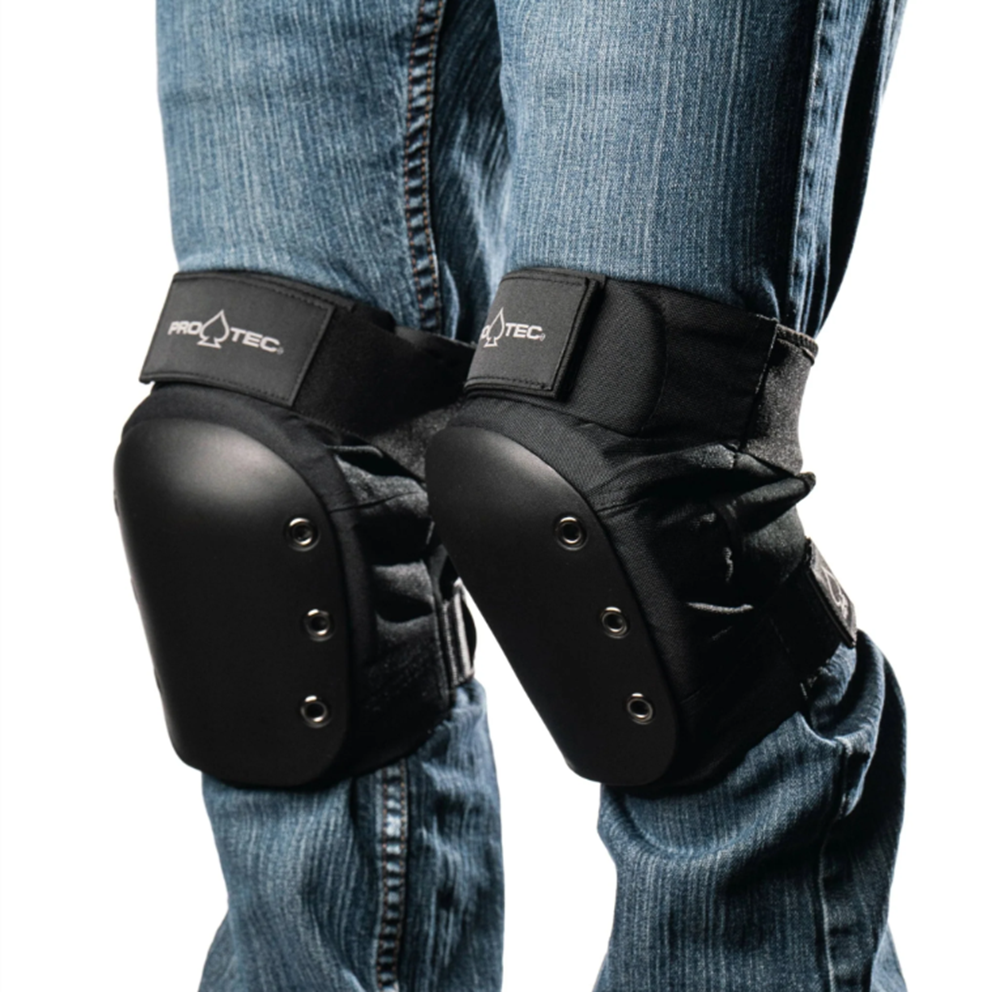 ProTec Stree Knee Open Back Black Youth