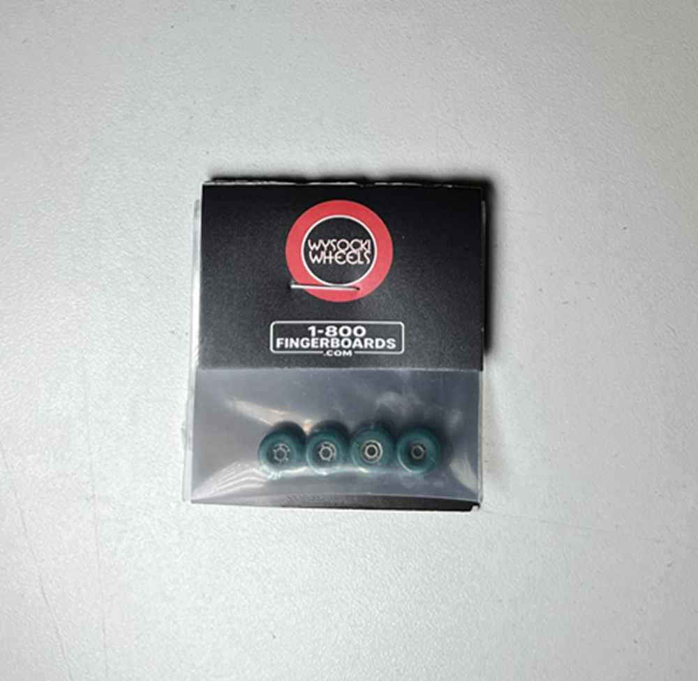 Wysocki Conical Fingerboard Wheels Deep Green 8.1mm 60d