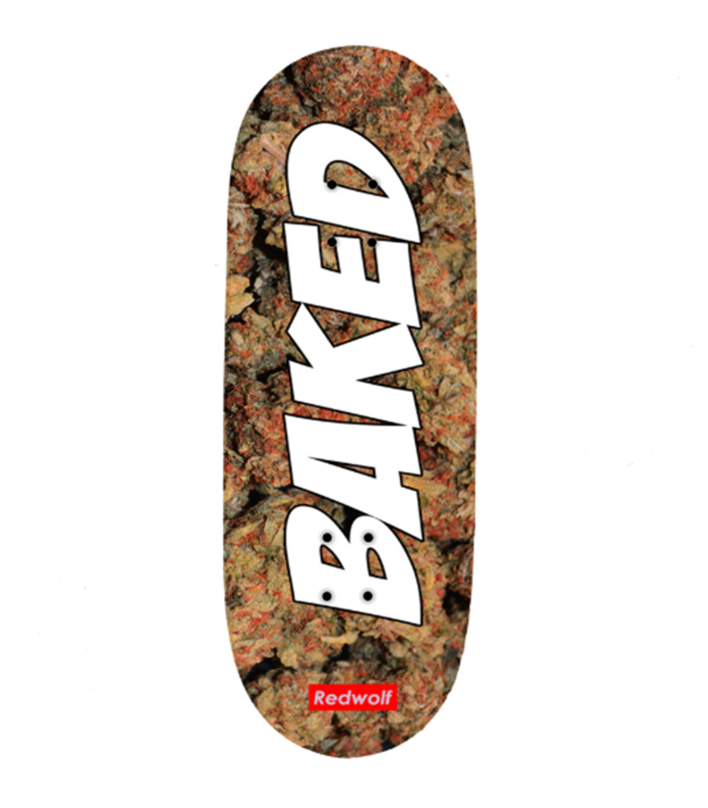 Red Wolf Baked Fingerboard Deck Brown 34.5 x 94 SS