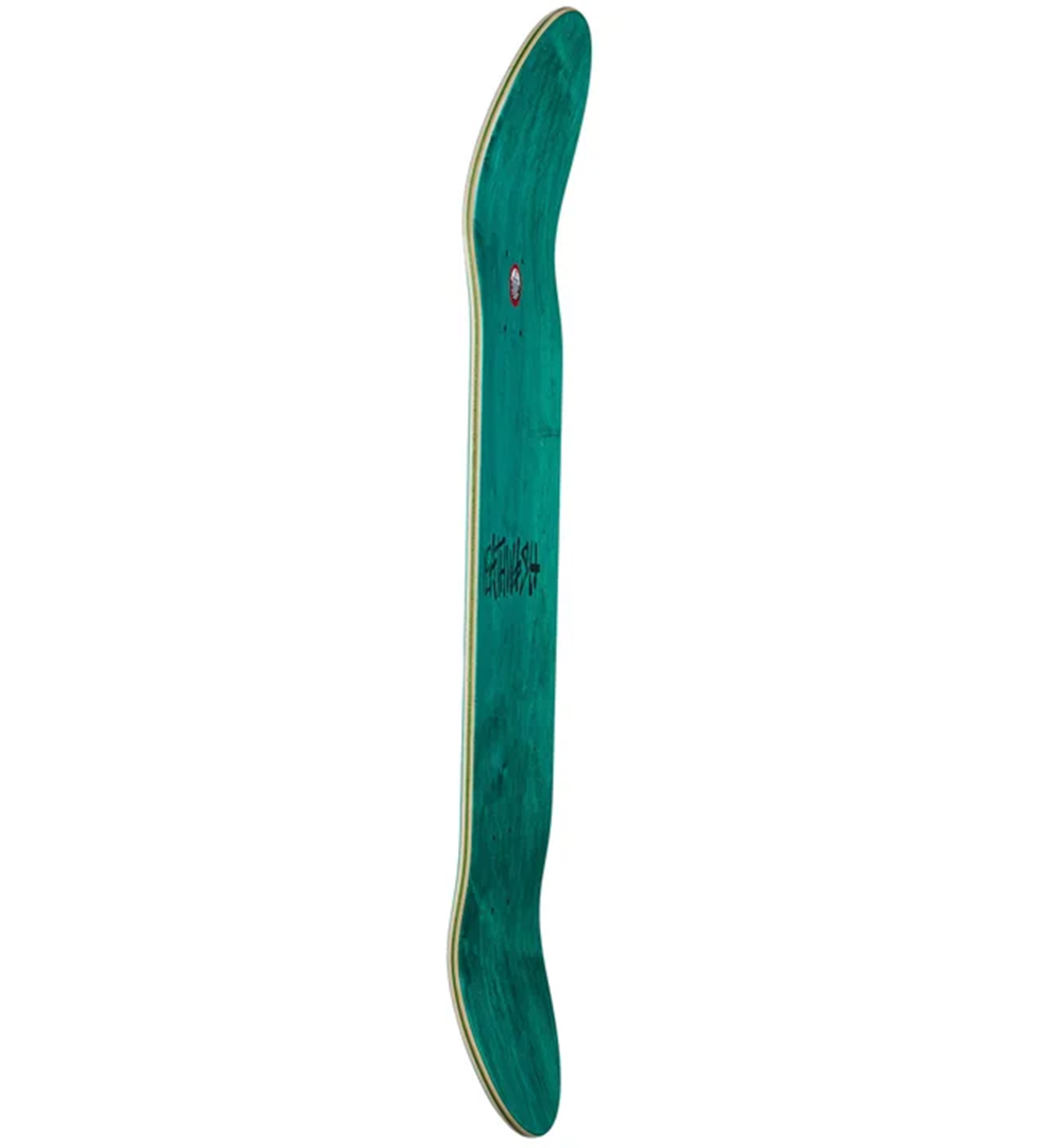 Deathwish OG DeathSpray TV Skateboard Deck Black Green 8.62 WB 14.5