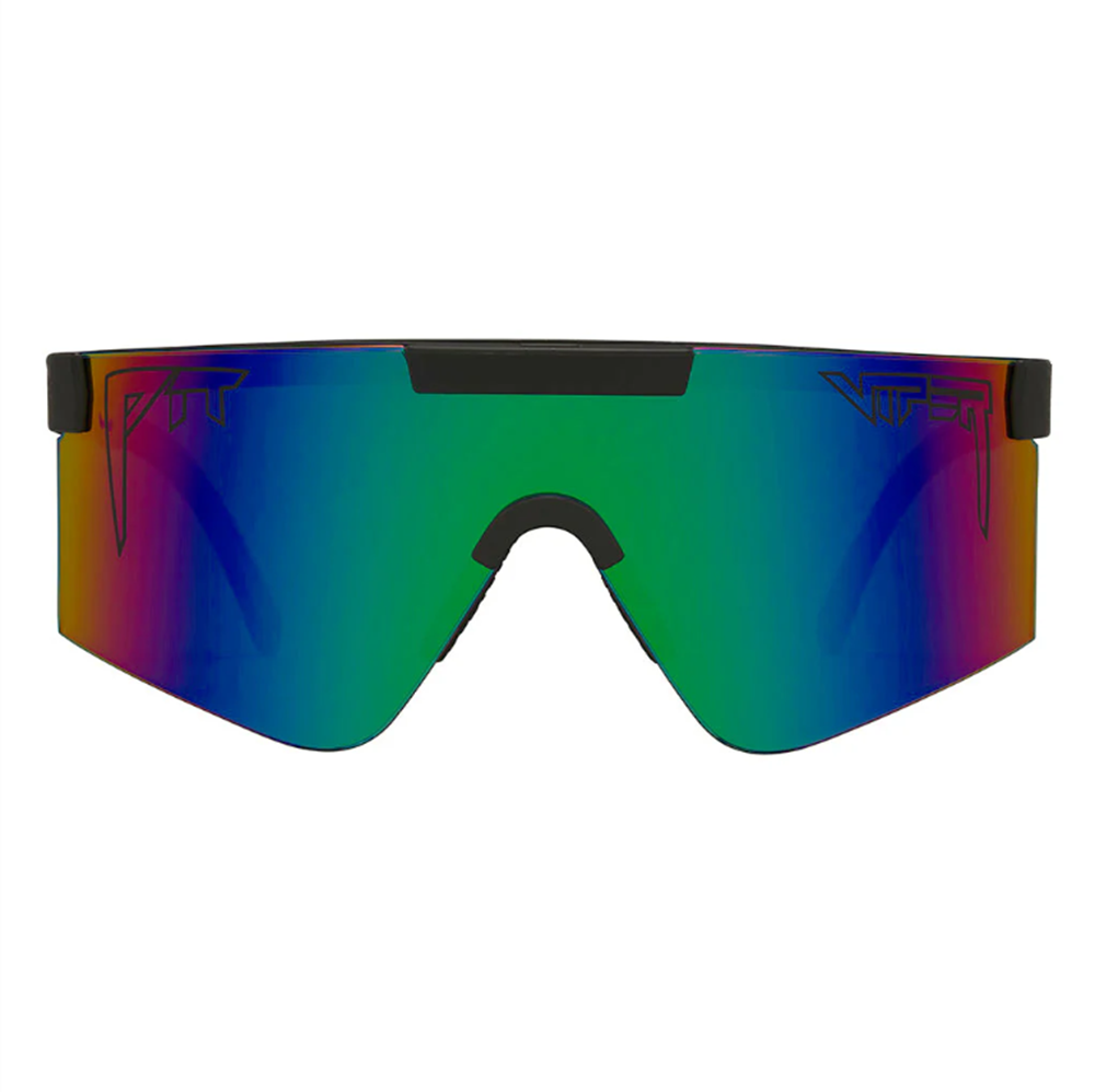 Pit Viper Originals Wide Sunglasses BlackingOut Ballistic Blue Green