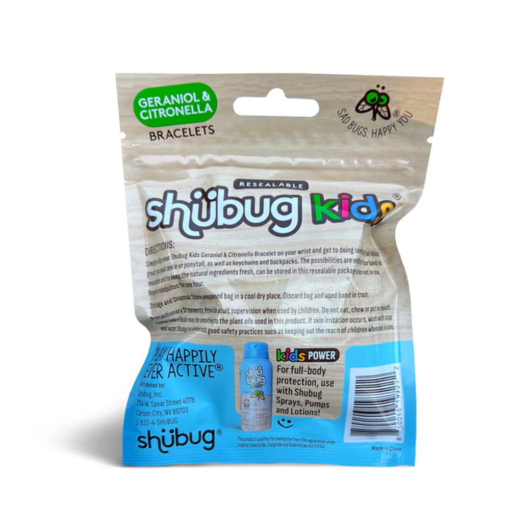 ShuBug Citronella Coil Braceletes Assorted 5 Count