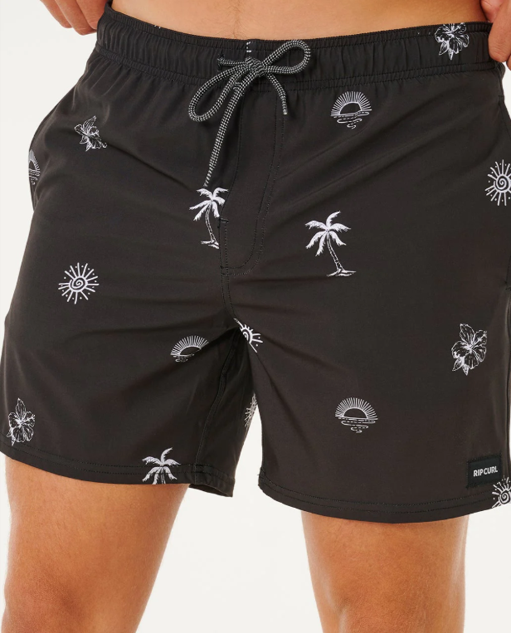 Rip Curl Sessions Volley Shorts Washed Black