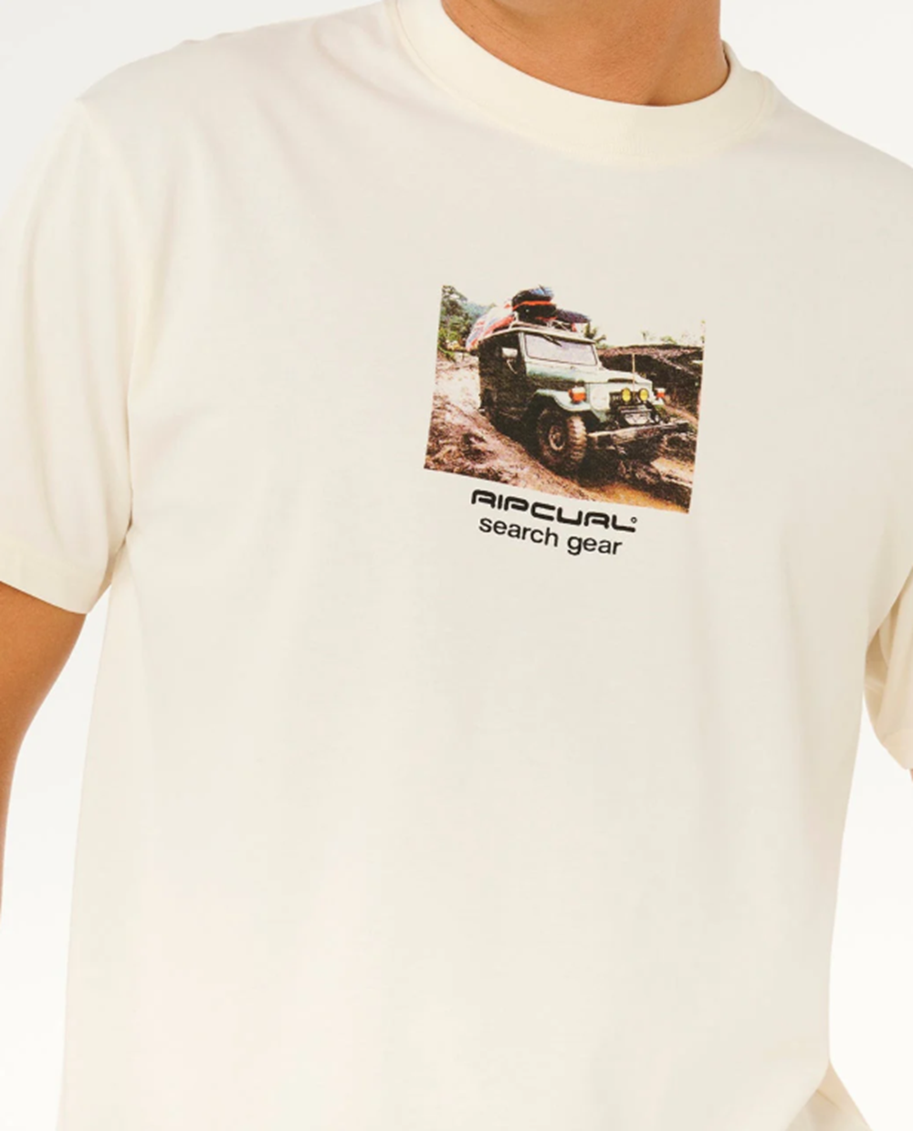 Rip Curl Searching Rig Tshirt Bone
