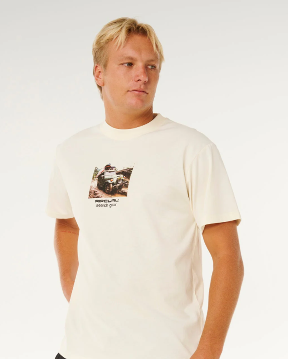 Rip Curl Searching Rig Tshirt Bone