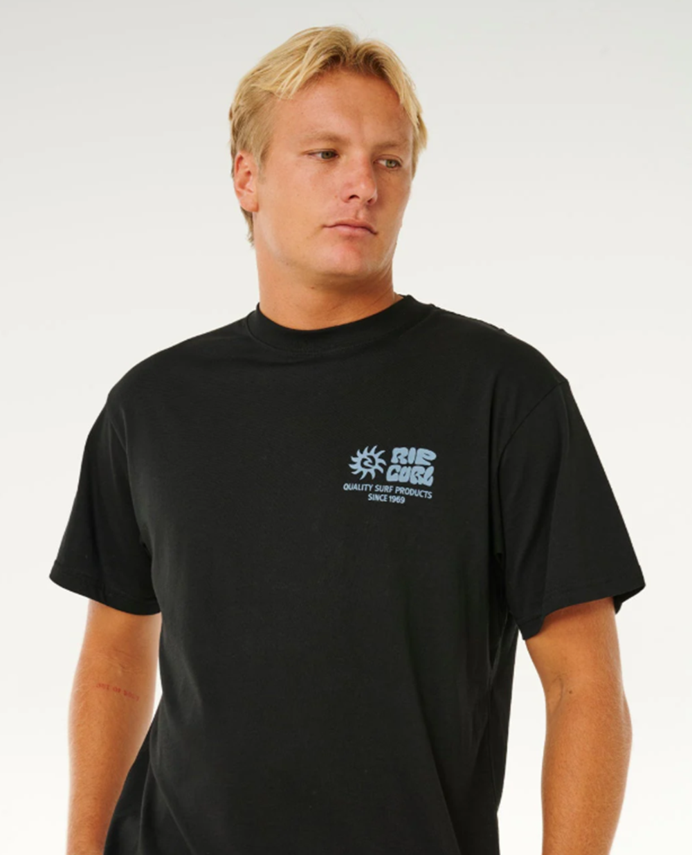 Rip Curl Pacific Rinse Glass Off Tshirt Black