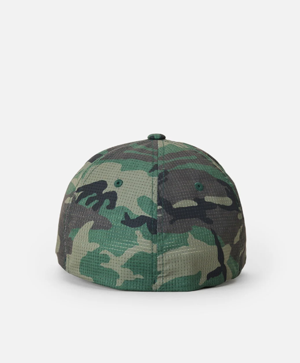 Rip Curl VaporCool Aerotech Hat Flexfit Camo One Size