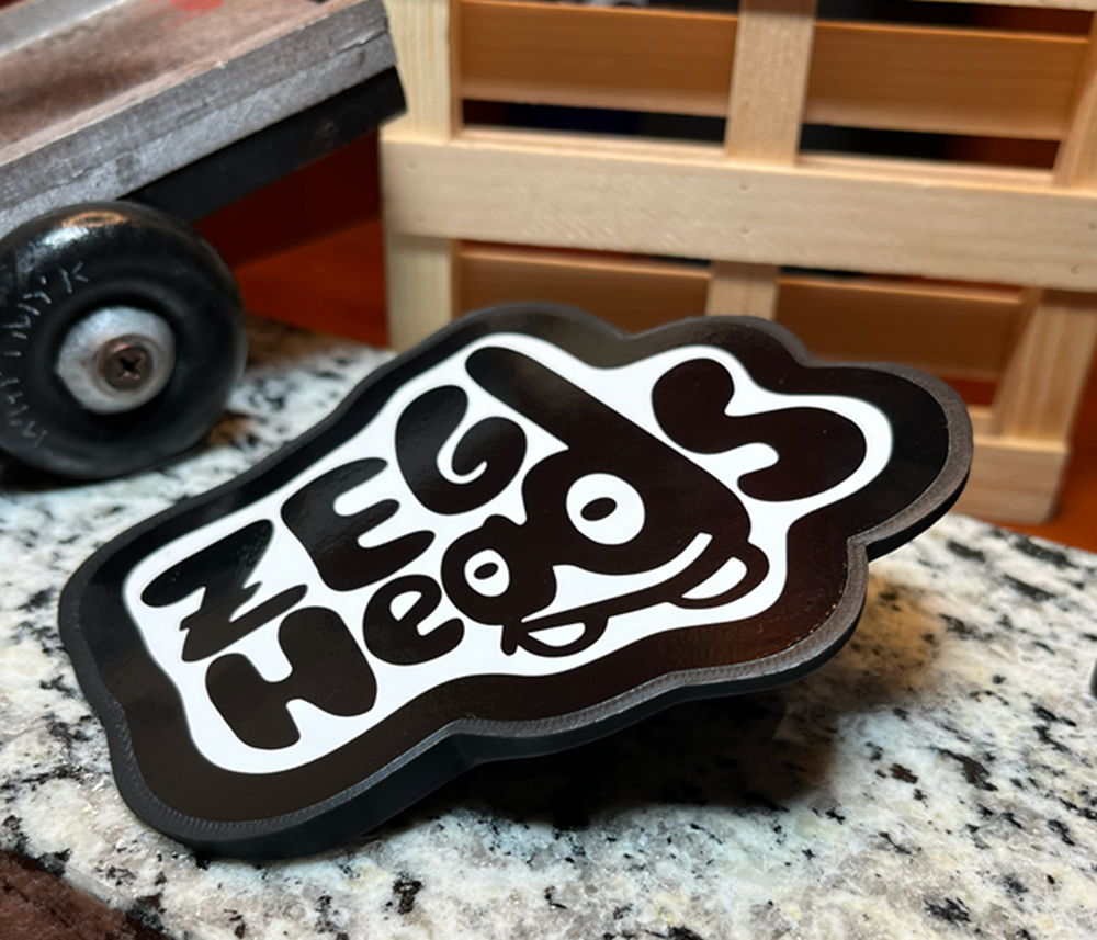 ZEGHEAD 3D LOGO KICKER Black 5inch