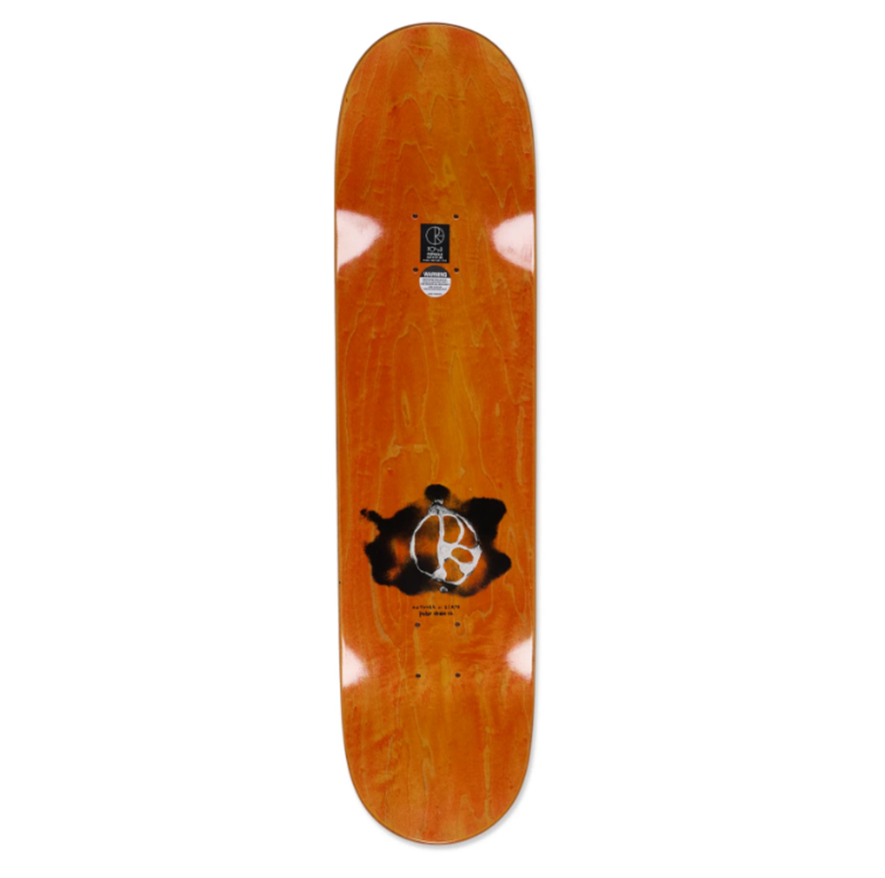 Polar Team Stroke Logo Skateboard Deck Black 8x14.25WB