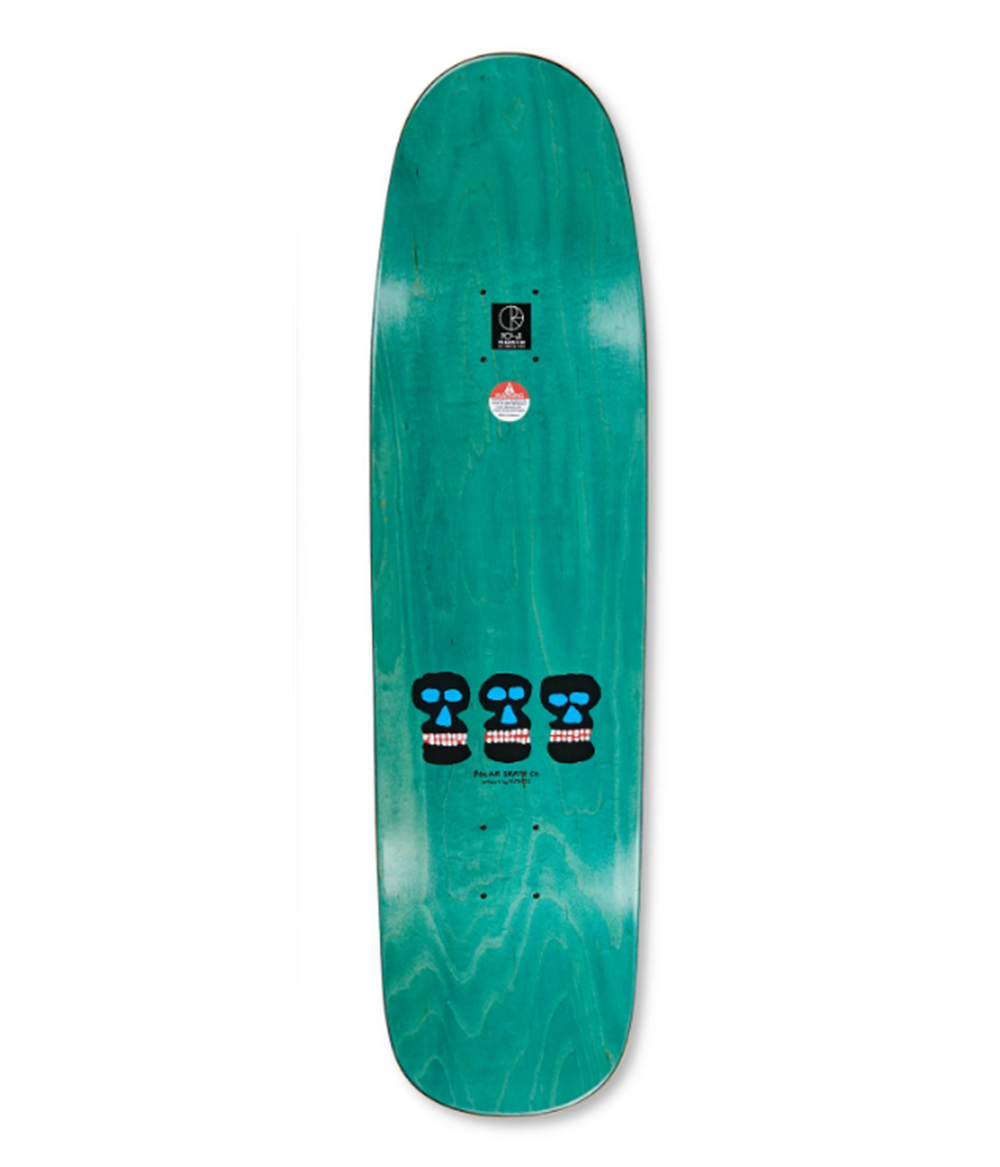 Polar Rozenberg World Dom Skateboard Deck Yellow 8.6x14.5WB