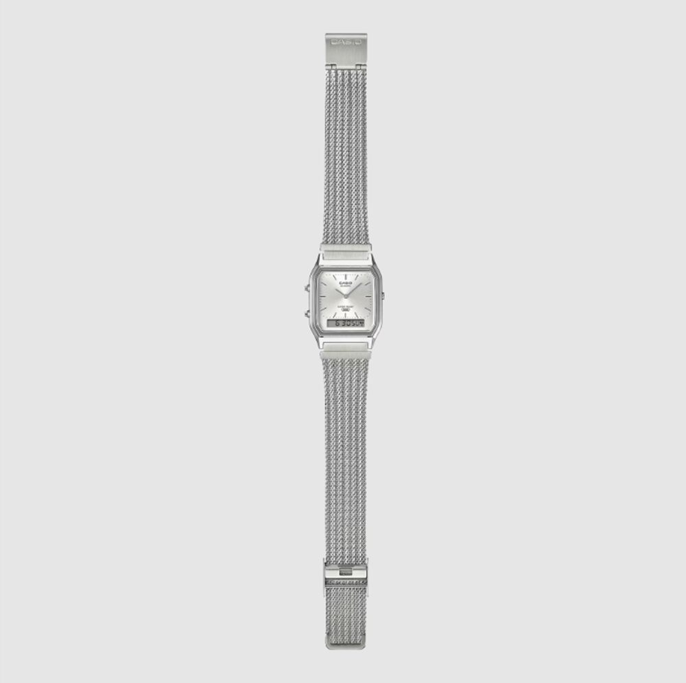 CASIO AQ230EM-7A Watch Silver Watch