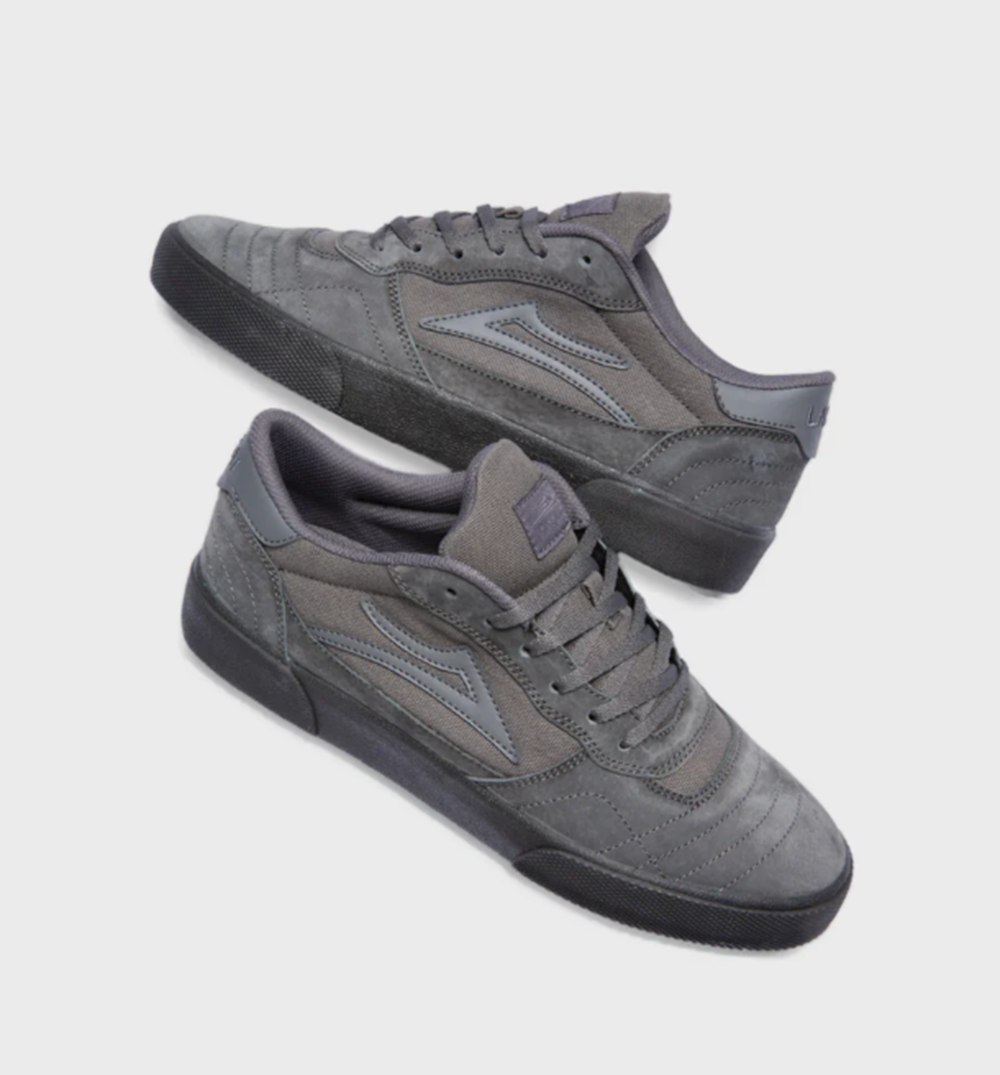Lakai Cambridge Suede Skate Shoes Charcoal