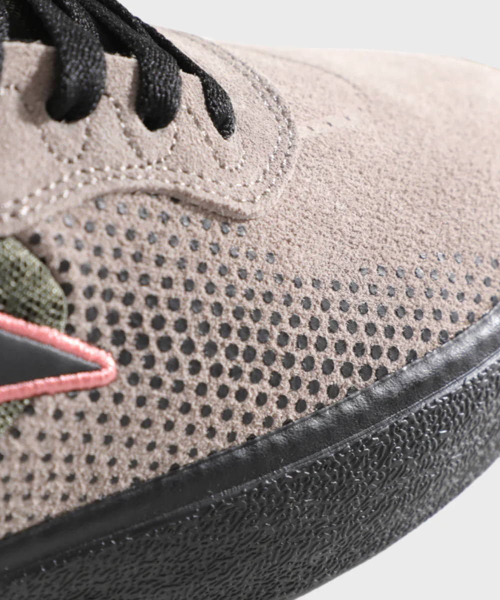 Lakai Essex Skate Shoes Black Olive Brown
