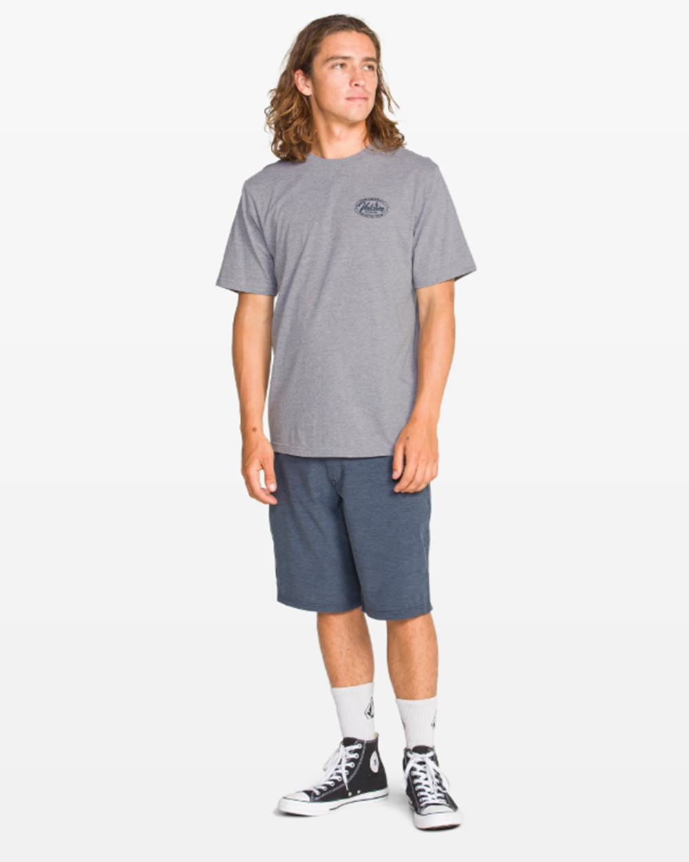Volcom Garage SS Tshirt Heather Grey