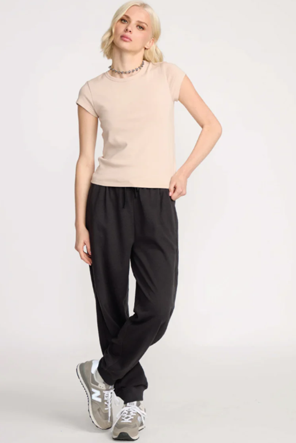 Volcom Lil Baby Tee Womens Bone S