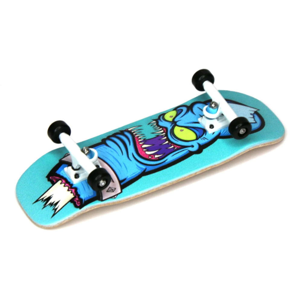 Teak Pro Gen2 Gnarly Bite Box Shape Fingerboard Complete Blue 33.3mm