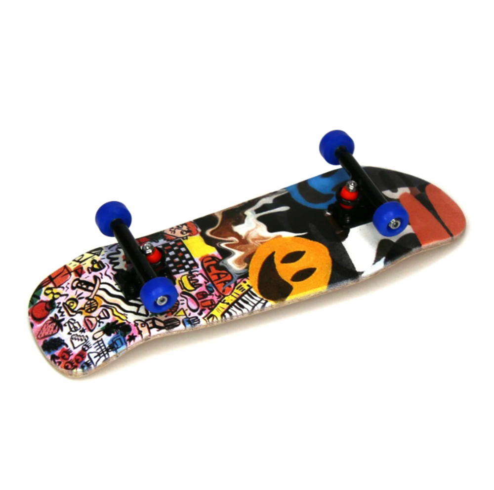 Teak Pro Gen2 Carlsbad Cruiser Fingerboard Complete Black Blue 34mm