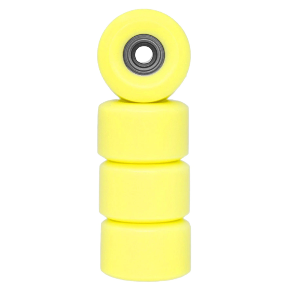 Teak Apex Fingerboard Wheels New Street Yellow 65D