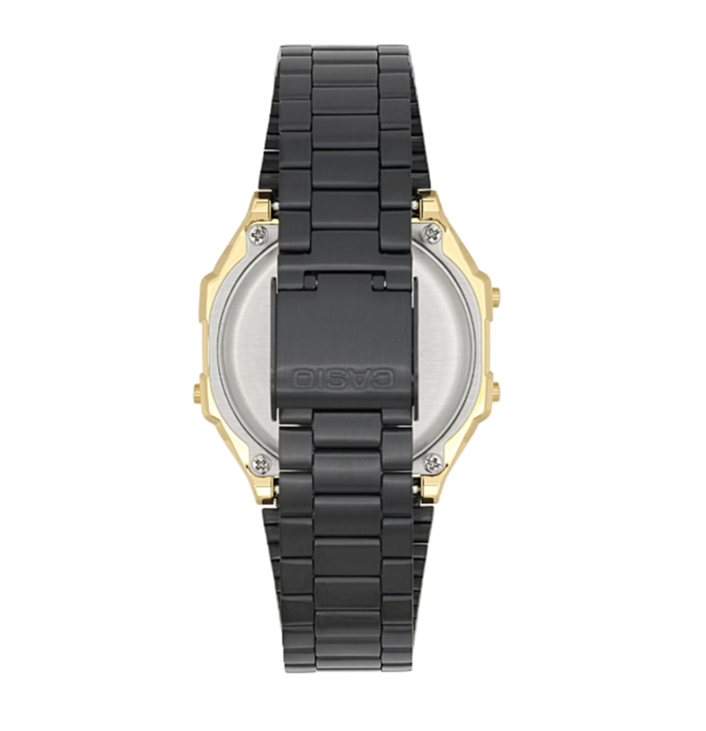 CASIO A168WEGB-1BVT Watch Black Gold Onesize