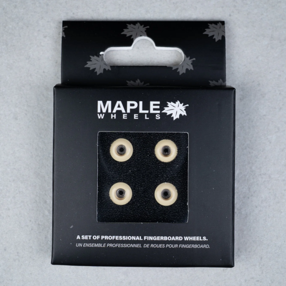 Maple Pro Fingerboard Wheels Classics Caramel 7.6mm x 5mm