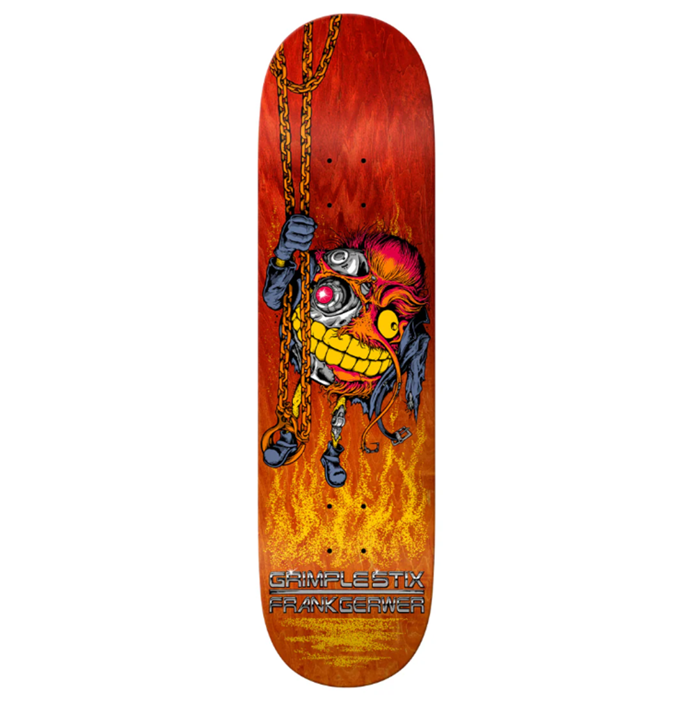 Anti Hero DBX Gerwer Grimpnat Skateboard Deck Orange 8.25x14.38WB